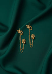 Women Gold Plated Kashmiri Earrings