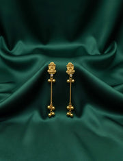 Women Gold Plated Long Chain Earing