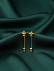 Women Gold Contemproary Long Chain Earing
