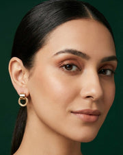 Pack of 2 Mini Pearls Studs & Rose gold Earrings