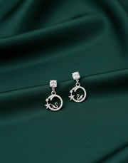 Antique Design Diamond Drop Earrings