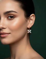 Fancy Mini Diamond Hoops