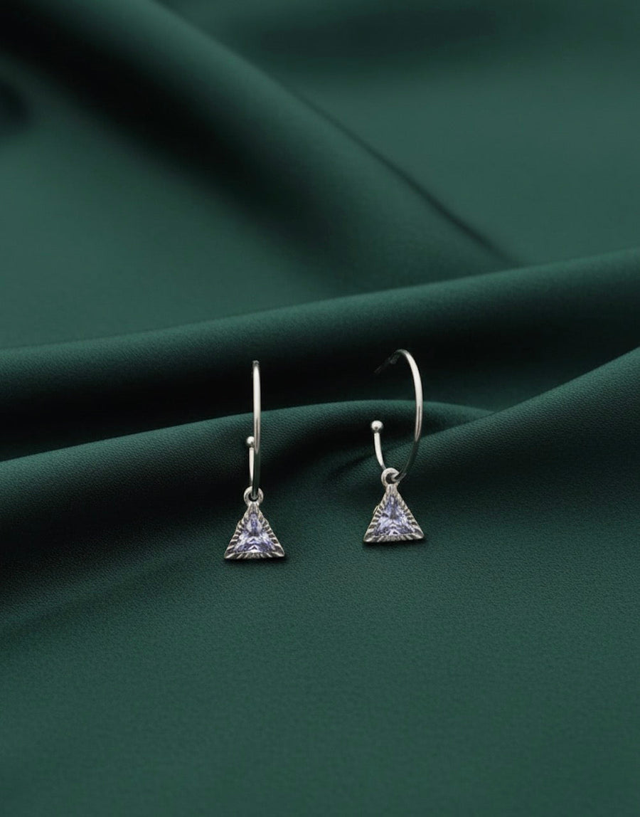 Fancy Diamond Hoop