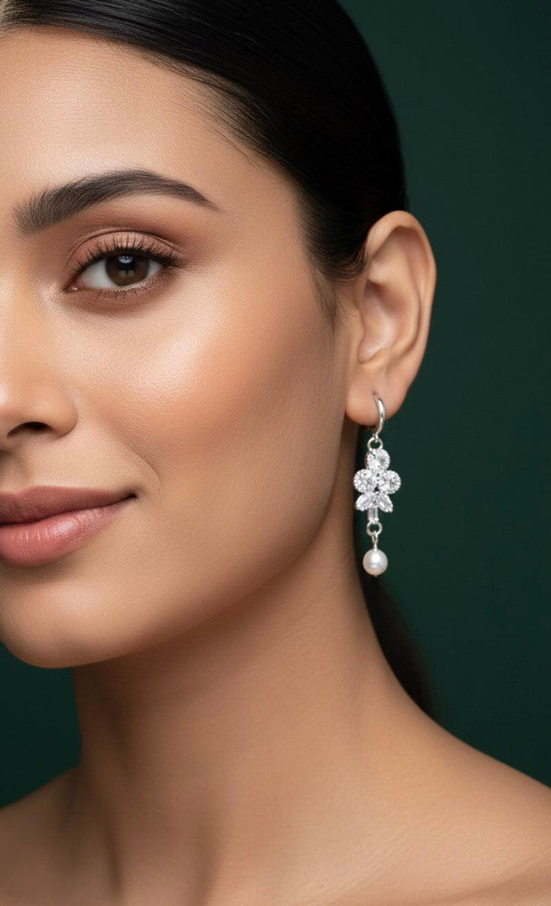 Trendy American Diamond Earrings