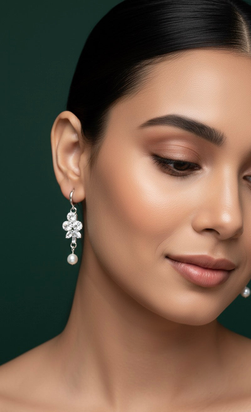 Trendy American Diamond Earrings