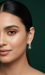 Antique Style Silver Plated Earrings