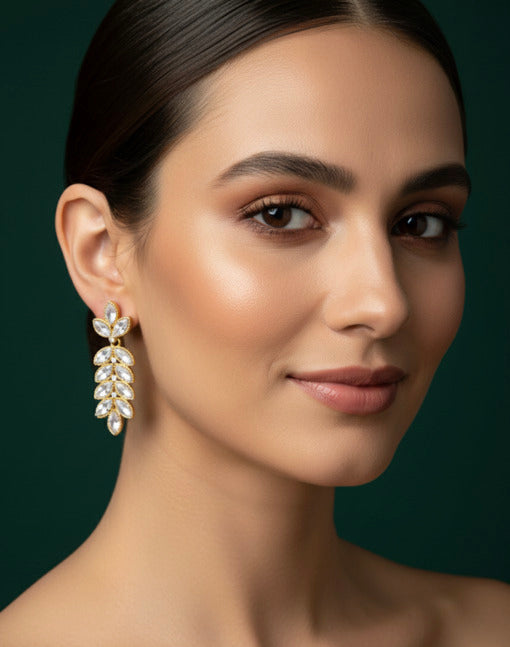Fancy Ethnic Style Drop Earring