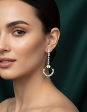 Fancy Beaded & Diamond Earrings