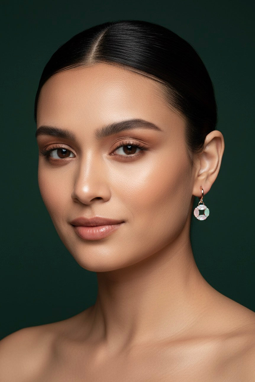 Beautiful Round Shaped Earrings