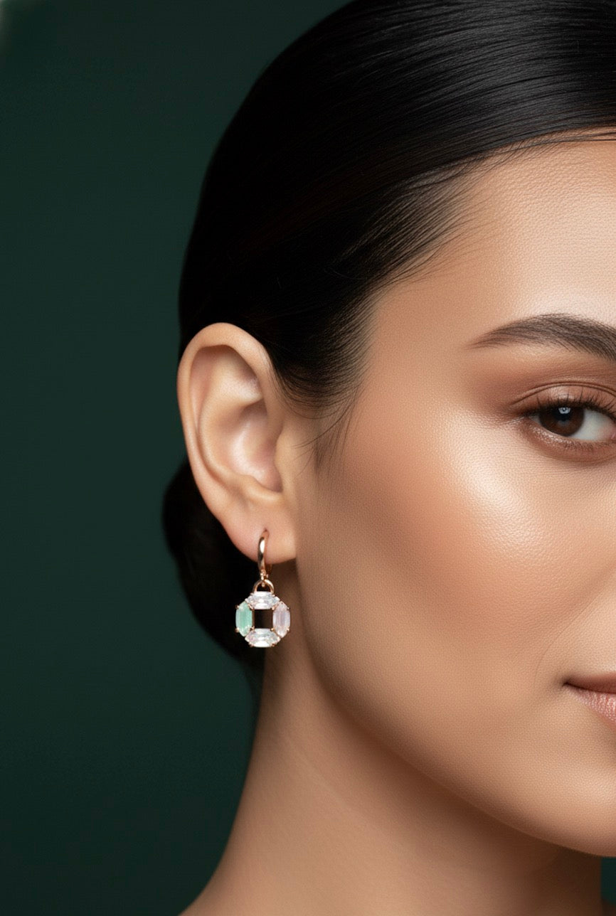 Beautiful Round Shaped Earrings