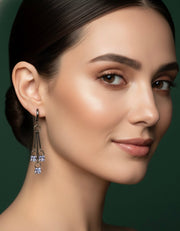 Black Color Taseels With Diamond