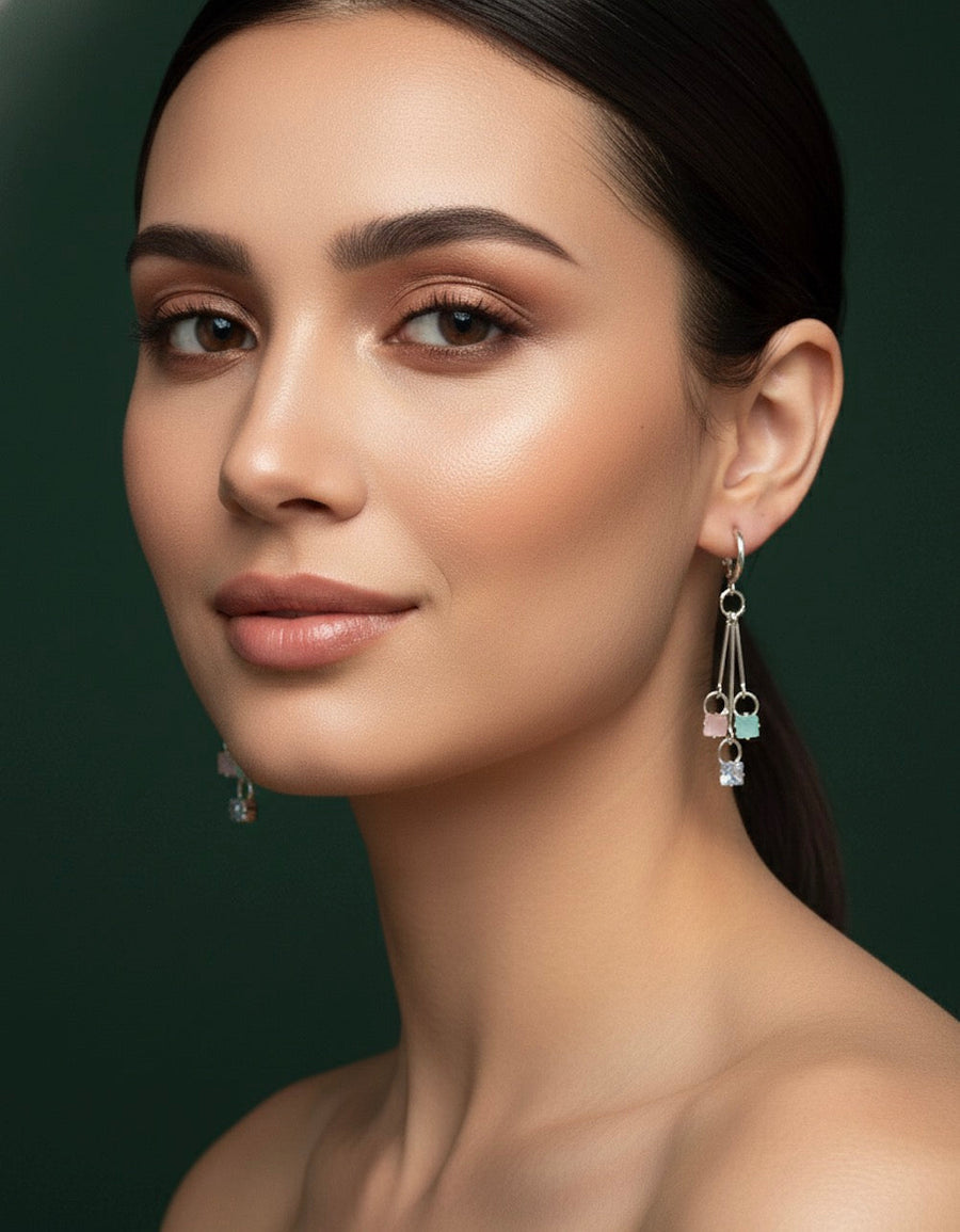 Tasseled With Multicolor Diamond