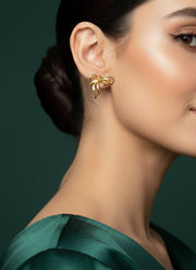 Beautiful Ribbon Bow Studs
