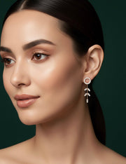American Diamond Drop Earrings