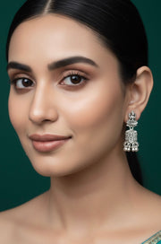 German Silver Indo-Western Jhumki