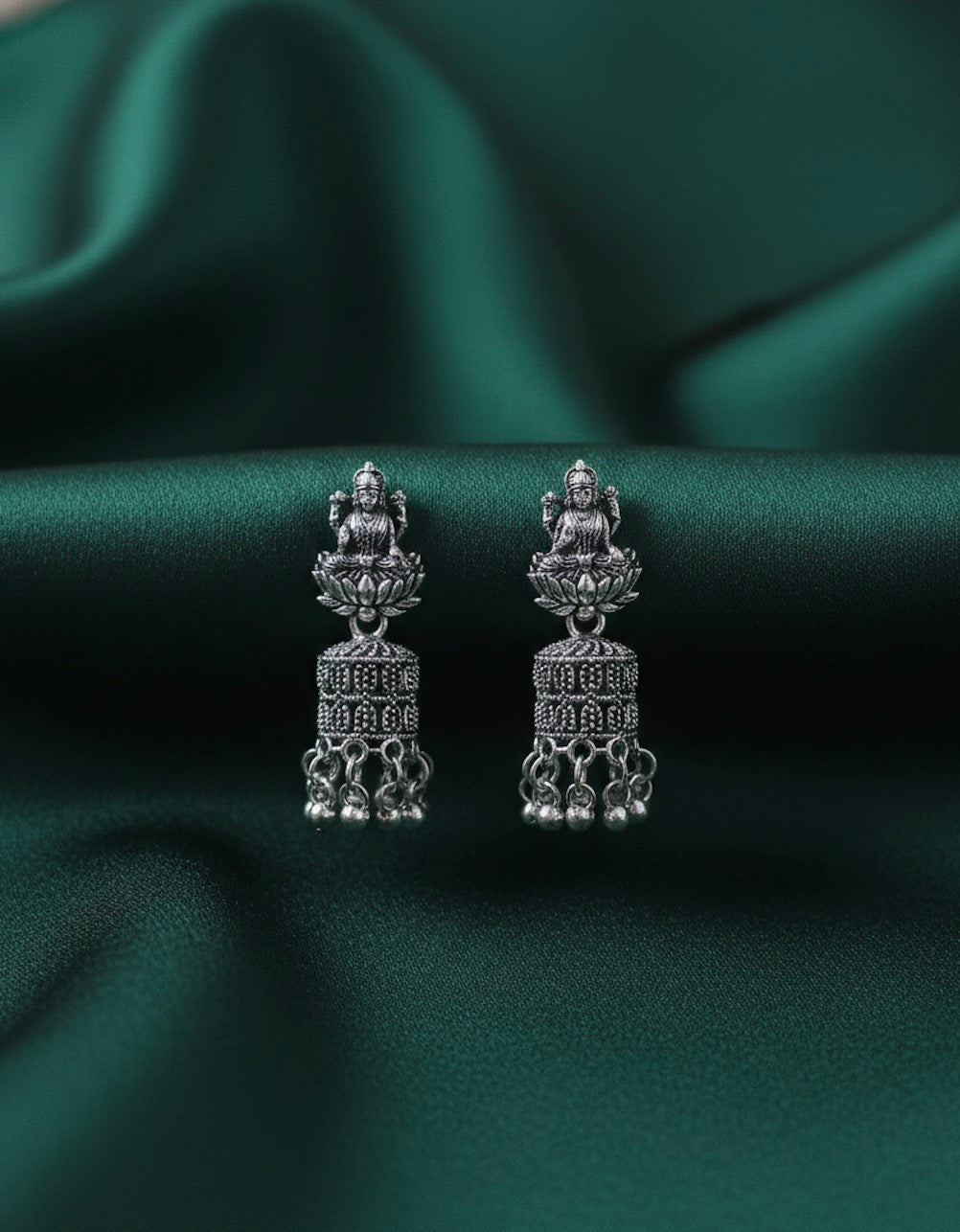 German Silver Indo-Western Jhumki