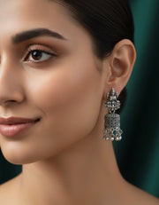 German Silver Indo-Western Jhumki