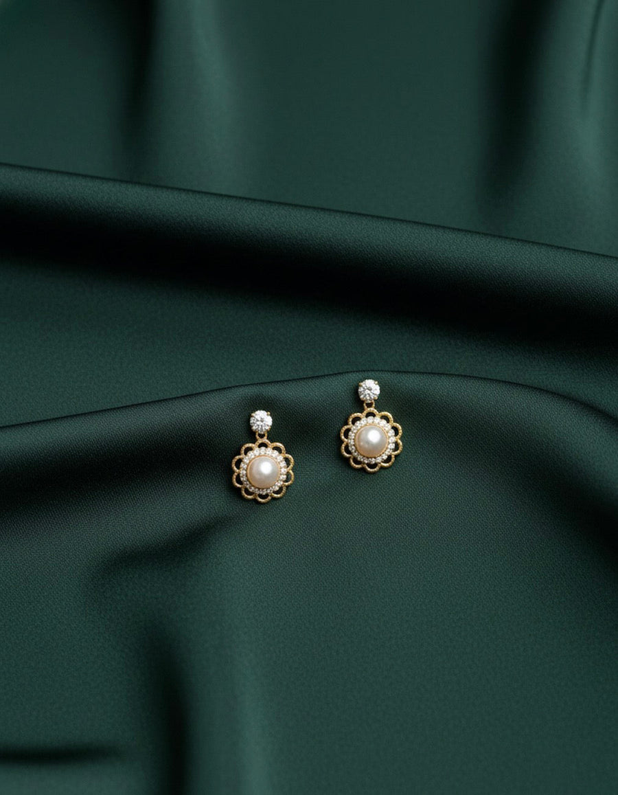 Artificial Pearls Fancy Studs