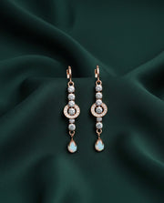 Rose Gold Plated Tassel Earrings