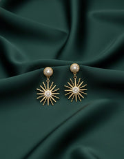 Antique Design Drop Earrings