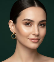 Beautiful Fancy Ring Design Earrings
