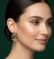 Beautiful Fancy Ring Design Earrings