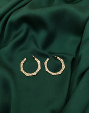Rose Gold Plated Hoops