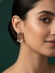 Copper Plated Antique Design Earrings
