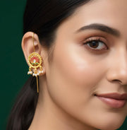 Beautiful Lotus Ear Cuff