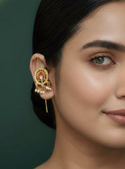 Beautiful Lotus Ear Cuff