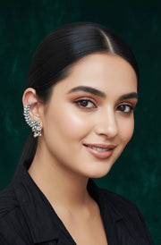 German silver Trendy Design Ear Cuff