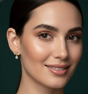 Golden Bow Earrings