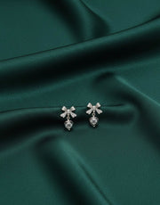 Mini Diamond Bow Earrings