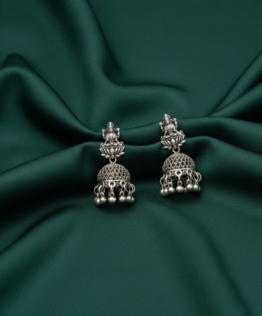 German Silver Indo-Western Jhumki