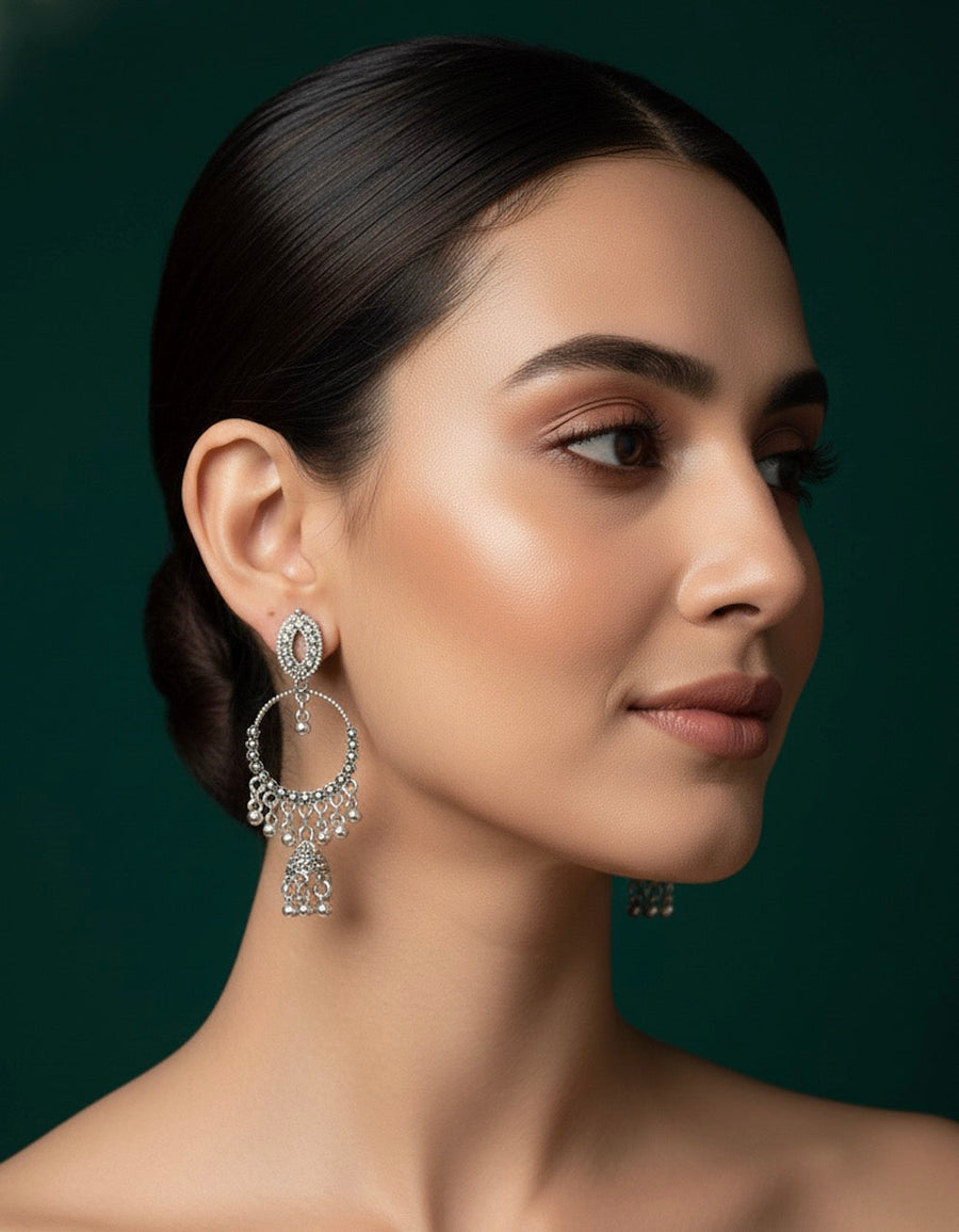 Trendy oxidized Ethnic Earrings