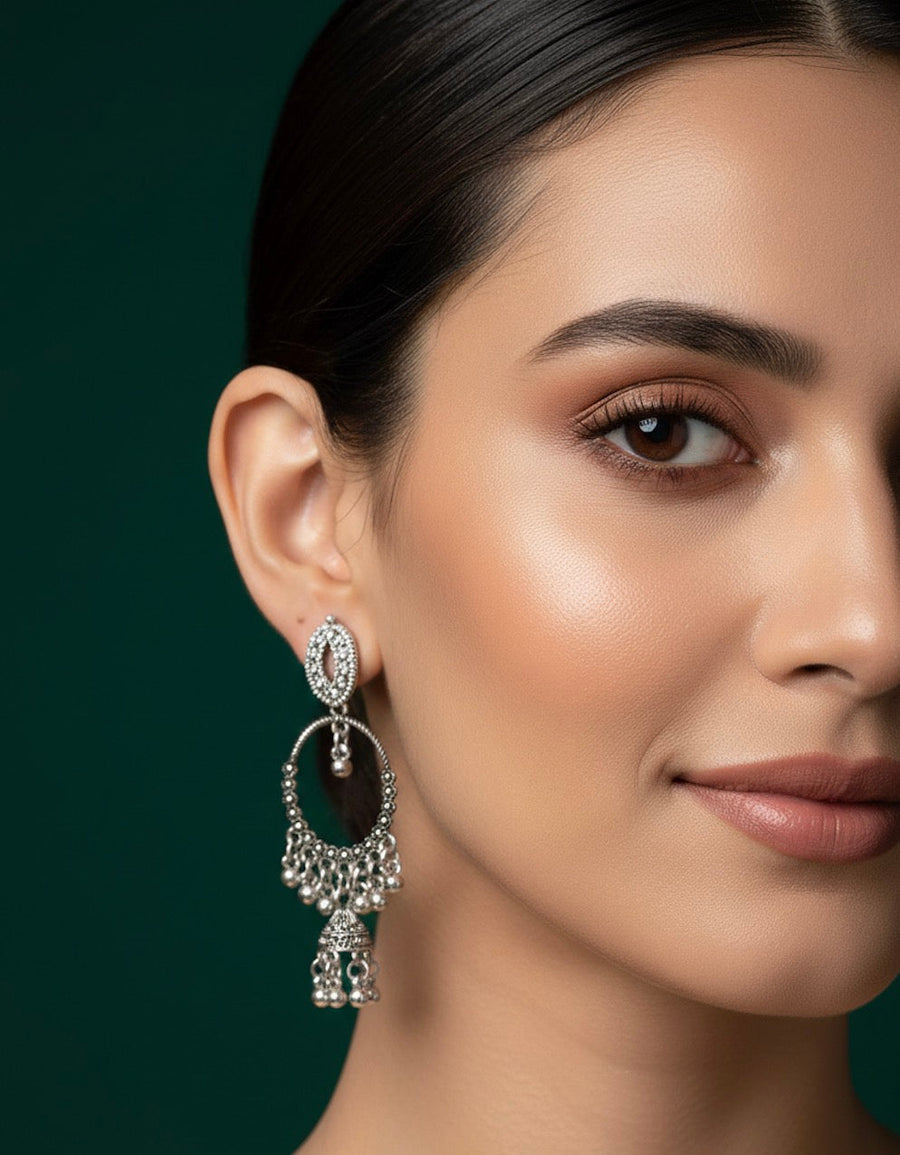 Trendy oxidized Ethnic Earrings