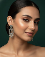 Oxidized Ethnic Earrings