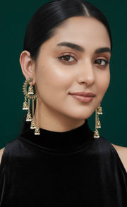 Gold Plated Ethnic Tassels