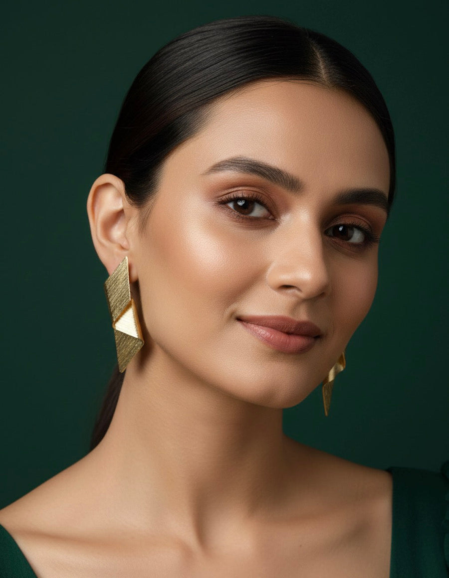 Women Gold Plated Contemporary Earing