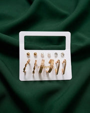 Pack Of 6 Bali & Mini Studs Earrings set