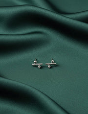 Women Silver Plated Minimal Earrings