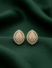 Fancy Diamond & Beaded Studs