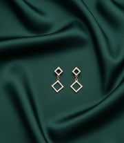 Trendy Rose gold Earrings