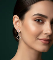 Trendy Rose gold Earrings