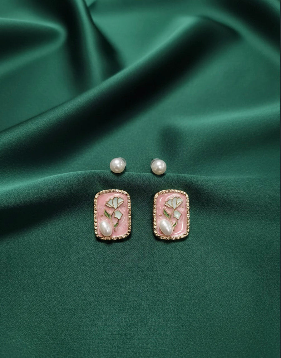 Trendy Pack of 2 Lightweight Mini Studs