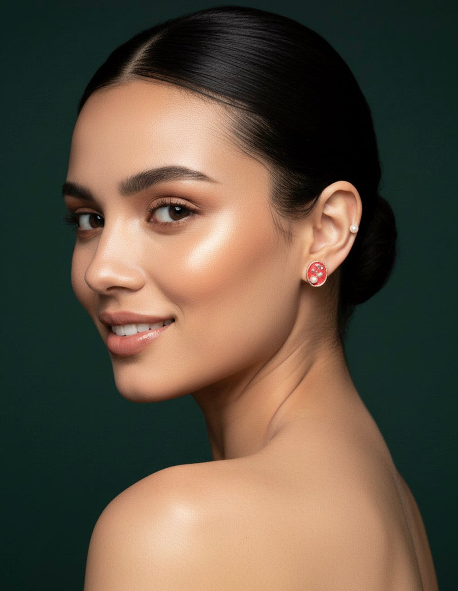 Trendy Pack of 2 Lightweight Mini Studs