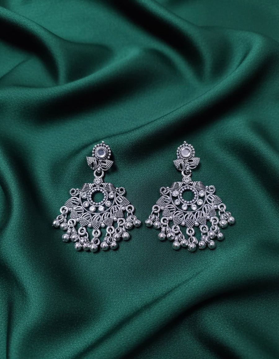 German Silver Antique design Earrings