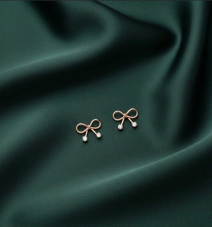 Fancy Bow Studs