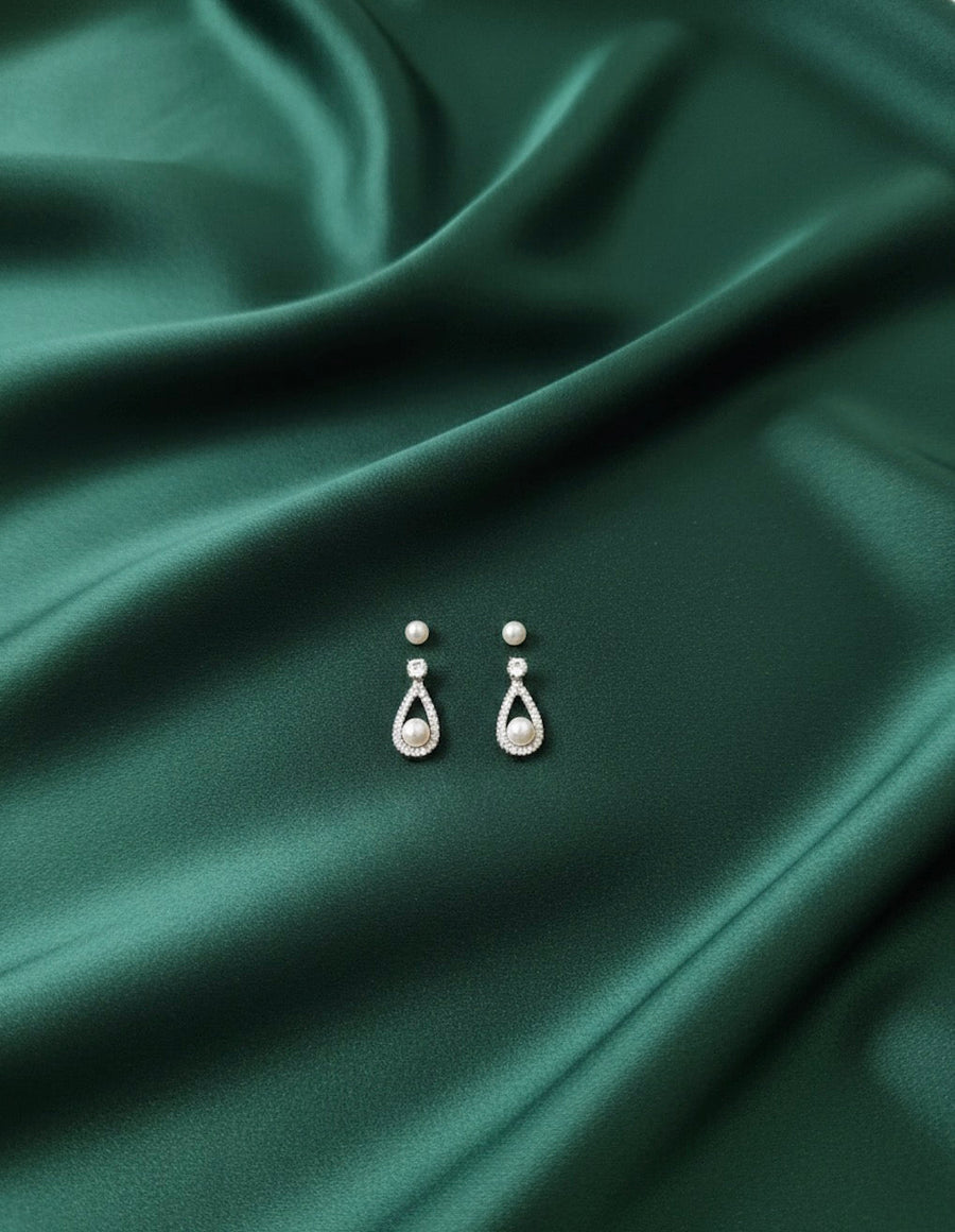 Silver Plated Pack of 2 Lightweight Studs