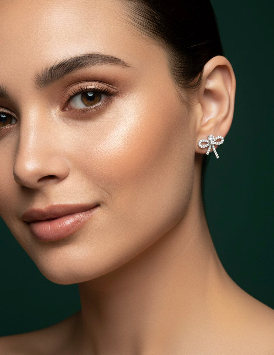 Pearl & Bow Mini Studs combo